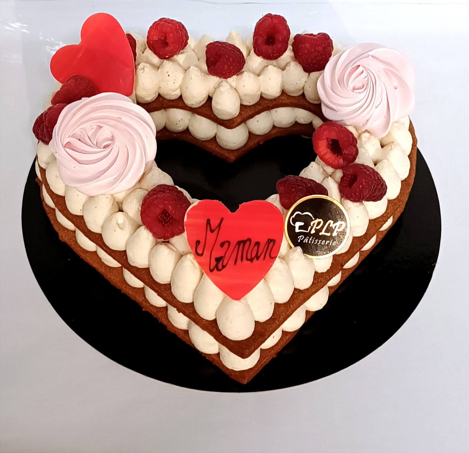 Création cœur PLP Pâtisserie