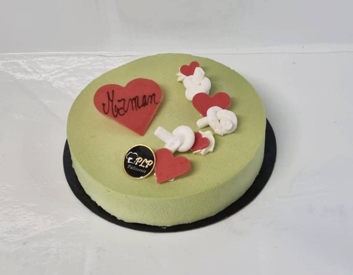 Création PLP Pâtisserie, message Maman