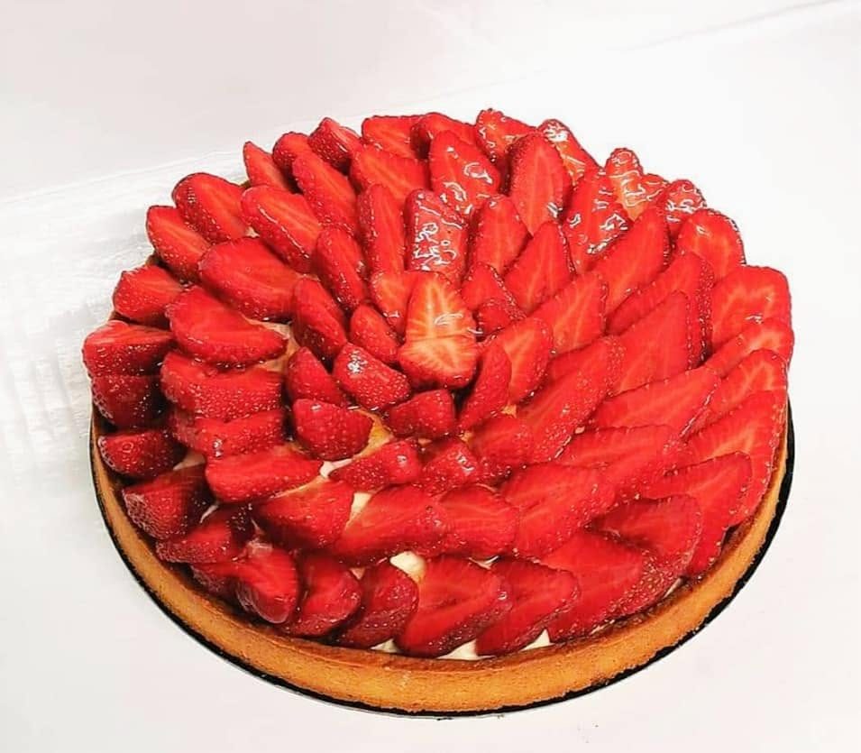 Tarte aux fraises fraîches — PLP Pâtisserie